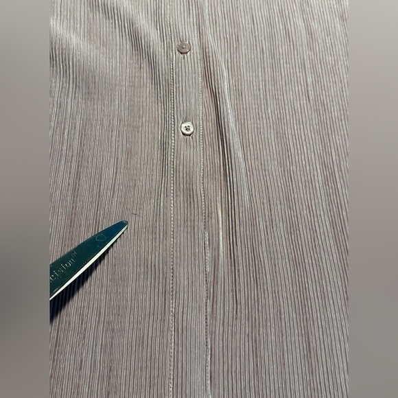 NWT Nordstrom Open Edit PLISSE button top purple women’s S oversized comfortable - Picture 12 of 16